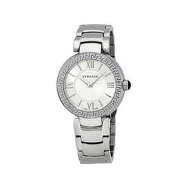 베르사체 Versace Leda Silver Dial Stainless Steel Ladies Watch VNC210017