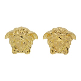 베르사체 Versace Gold Medusa Stud Earrings 211404M144178